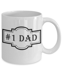 Load image into Gallery viewer, Novelty Coffee Mug - #1 Dad, 11 oz Cup
