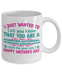 Load image into Gallery viewer, You Are a Magnificent Human Just Like Your Son Coffee Mug - 11 Oz
