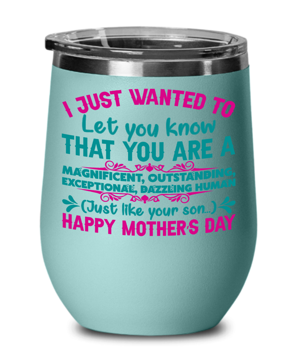 You Are a Magnificent Human Just Like Your Son Coffee Wine Tumbler